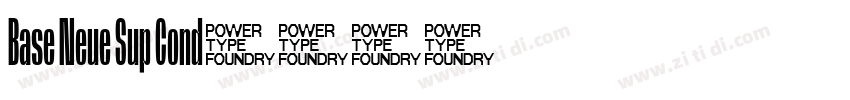 Base Neue Sup Cond字体转换